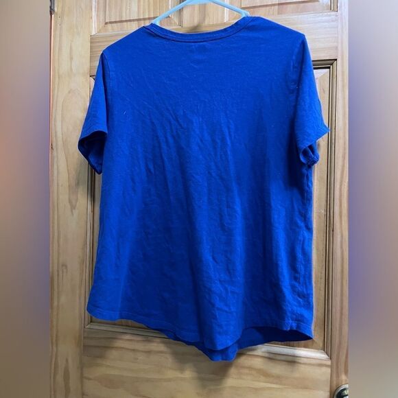 Old Navy indigo color camera t shirt size L - Picture 4 of 5
